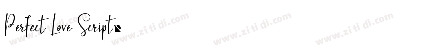 Perfect Love Script字体转换